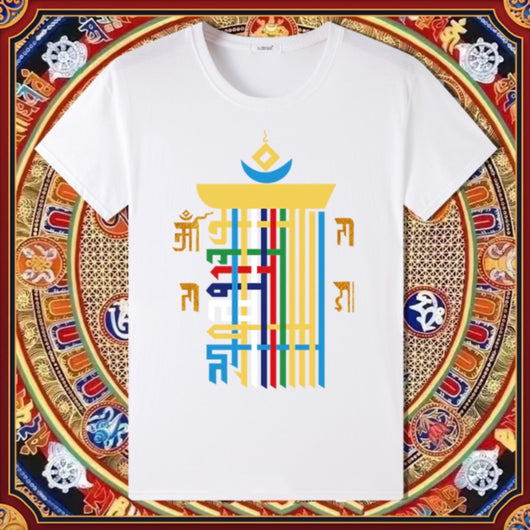 Kalachakra Unisex T-shirt - 5 Colors Buddhist Apparel Dharma Clothings