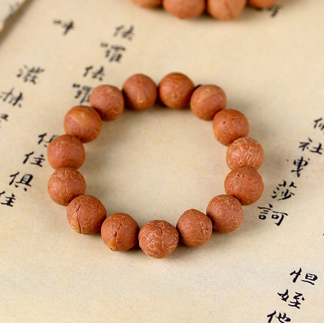 Genuine Phoenix Eye Bodhi Seed Beads 13-14mm Wrist Mala Bracelet | Zen Zone Dharma Shop