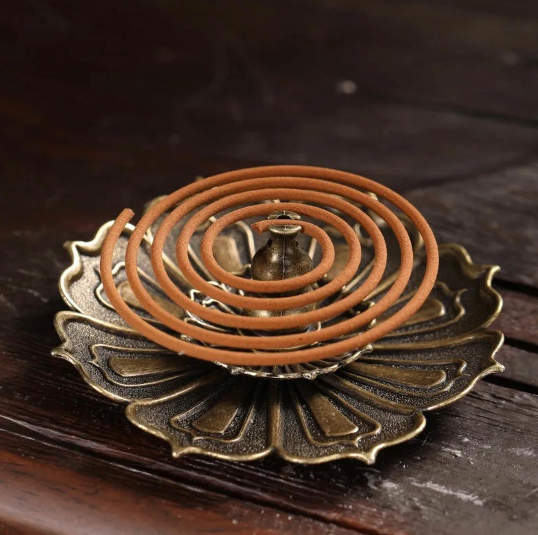 Tranquil Lotus Three-Piece Incense Holder Set - Zen-Inspired Decor | Zen Zone Buddhist Shop
