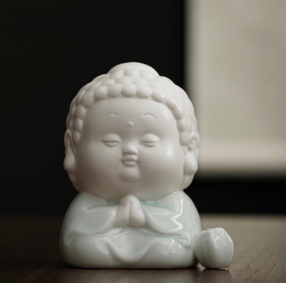 Harmony of Three Little Buddhas - Incense Holder for Stick Incense | Zen Zone Buddhist Shop