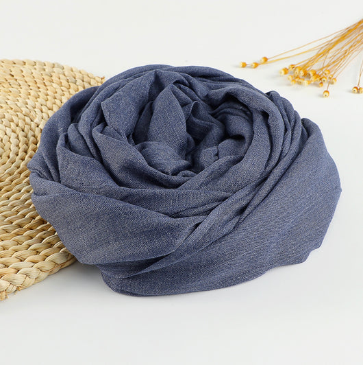 Zen Cotton and Linen Meditation Scarf - Embrace Serenity in 37 Colors | Zen Zone Buddhist Shop