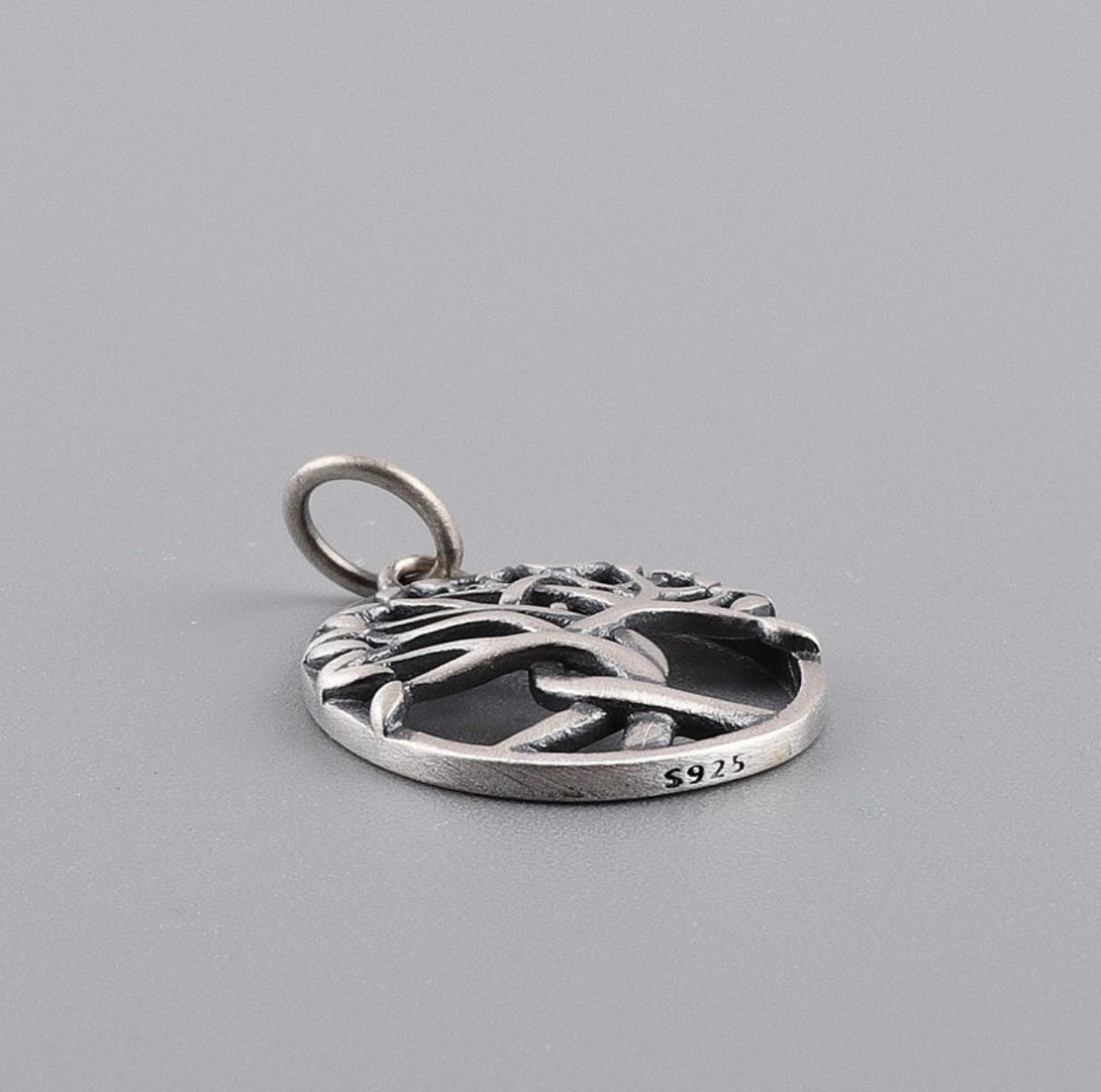 S925 Thai Silver Craftsmanship Sterling Silver Life Tree Energy Pendant | Spiritual Jewellery | Zen Zone Buddhist Shop