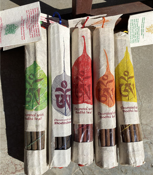 Bodhi Leaf Organic Nepalese Buddha Offering Incense - Pure Natural Plant-based Sticks for Aromatic Buddhist Worship