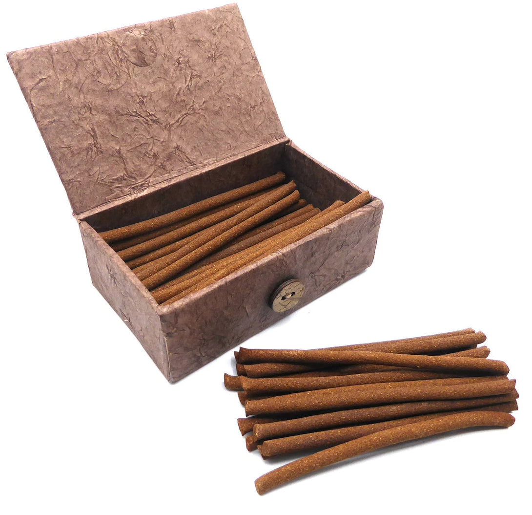 Lawudo Handmade Nepalese Herbal Incense By Buddhist Nuns - Non Toxic, Chemical Free, All Natural Incense Sticks. Hand Rolled Himalayan Juniper, Rhododendron, Cedar and Kaulo