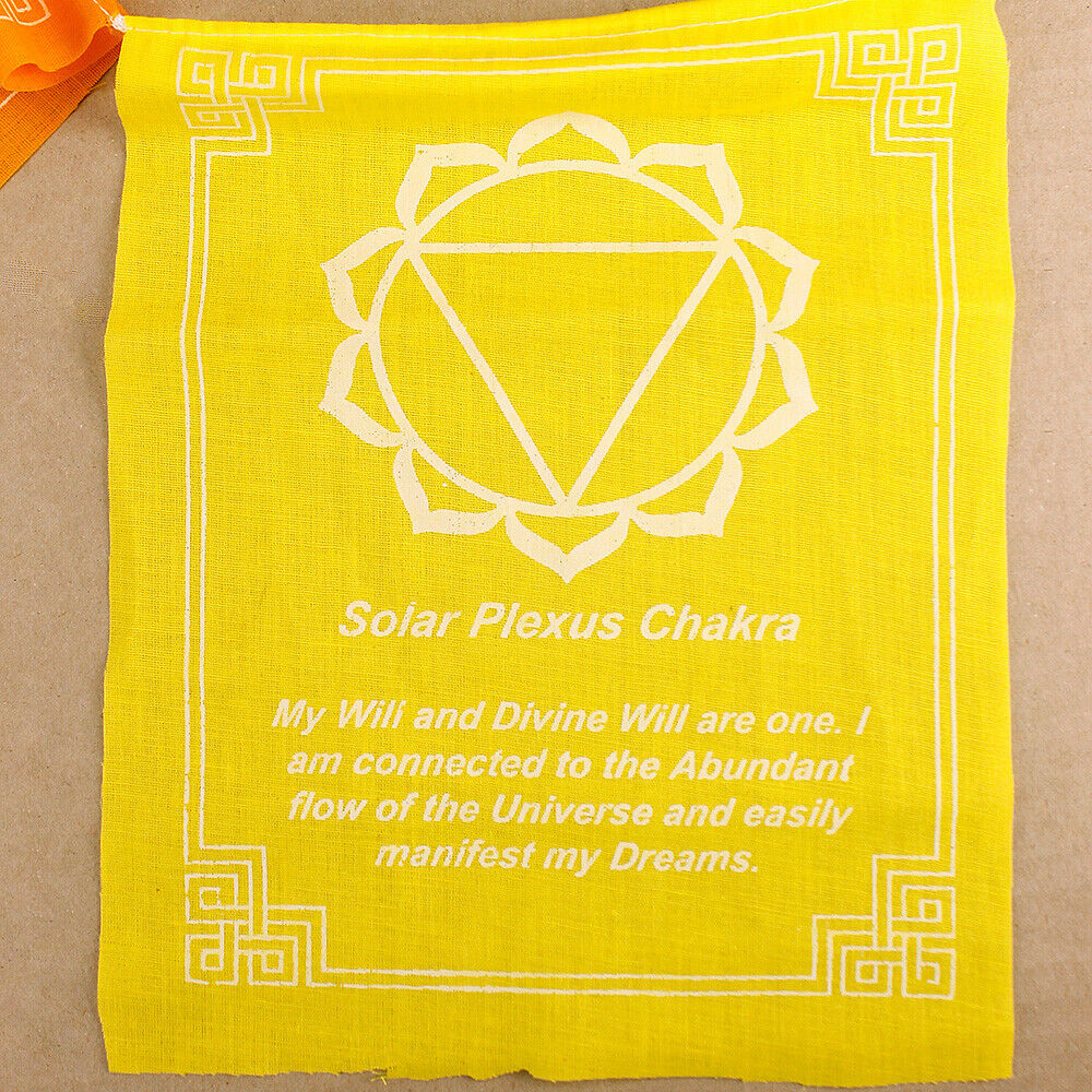 Tibetan Seven Chakra Rainbow Flag - Enhance Your Spiritual Connection